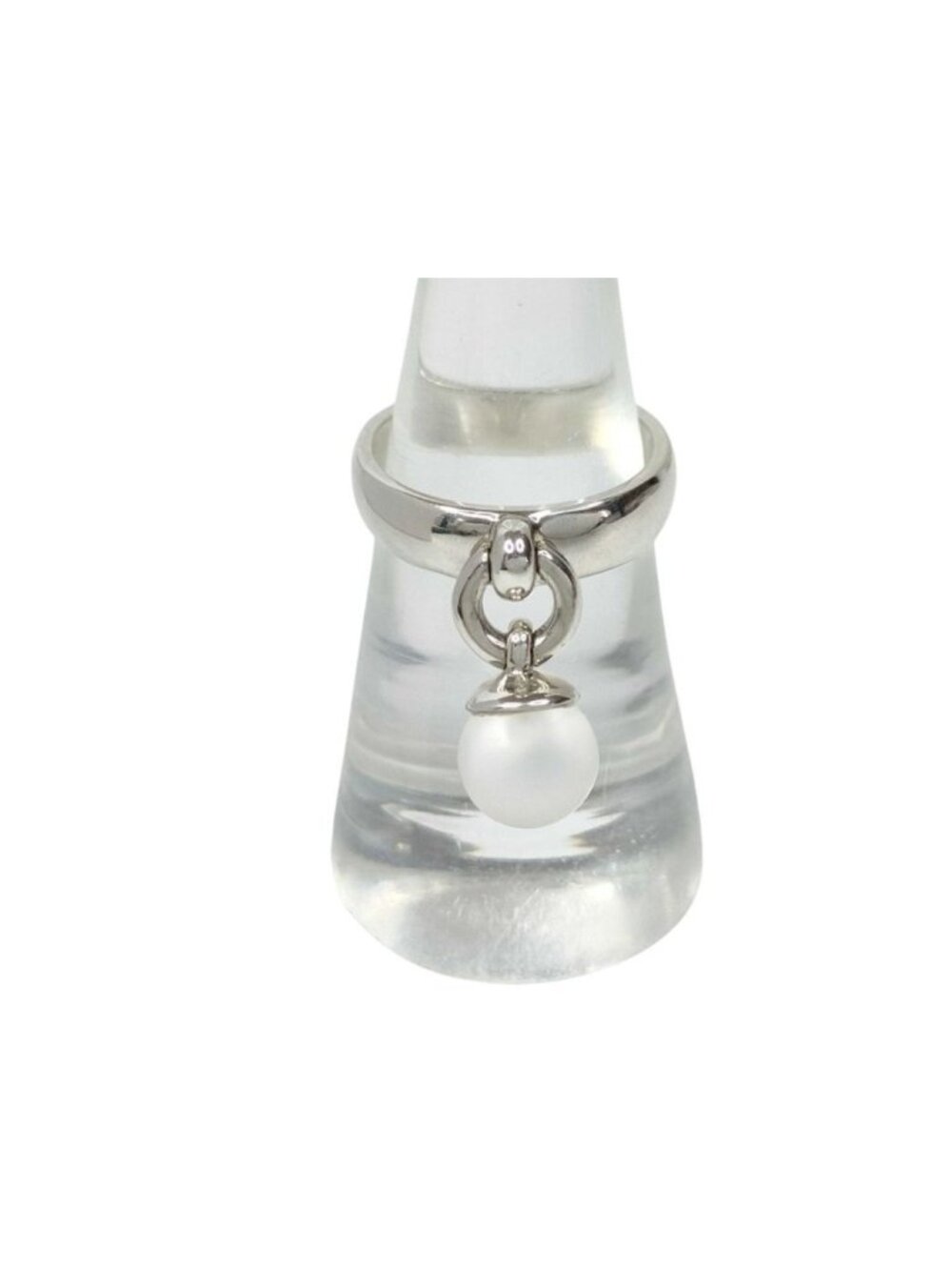 Tiffany & Co Ring Balld'ancre Silver Pink